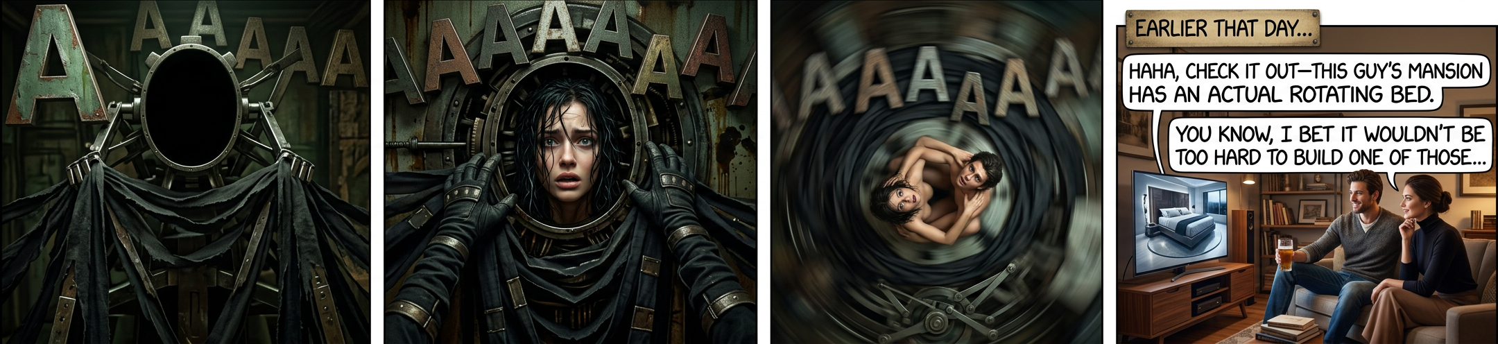 'ARE YOU TURNED ON YET?' 'I DON'T THINK SO--ARE YOU?' 'MAYBE A LITTLE!' 'OK, FIVE MORE MINUTES.'