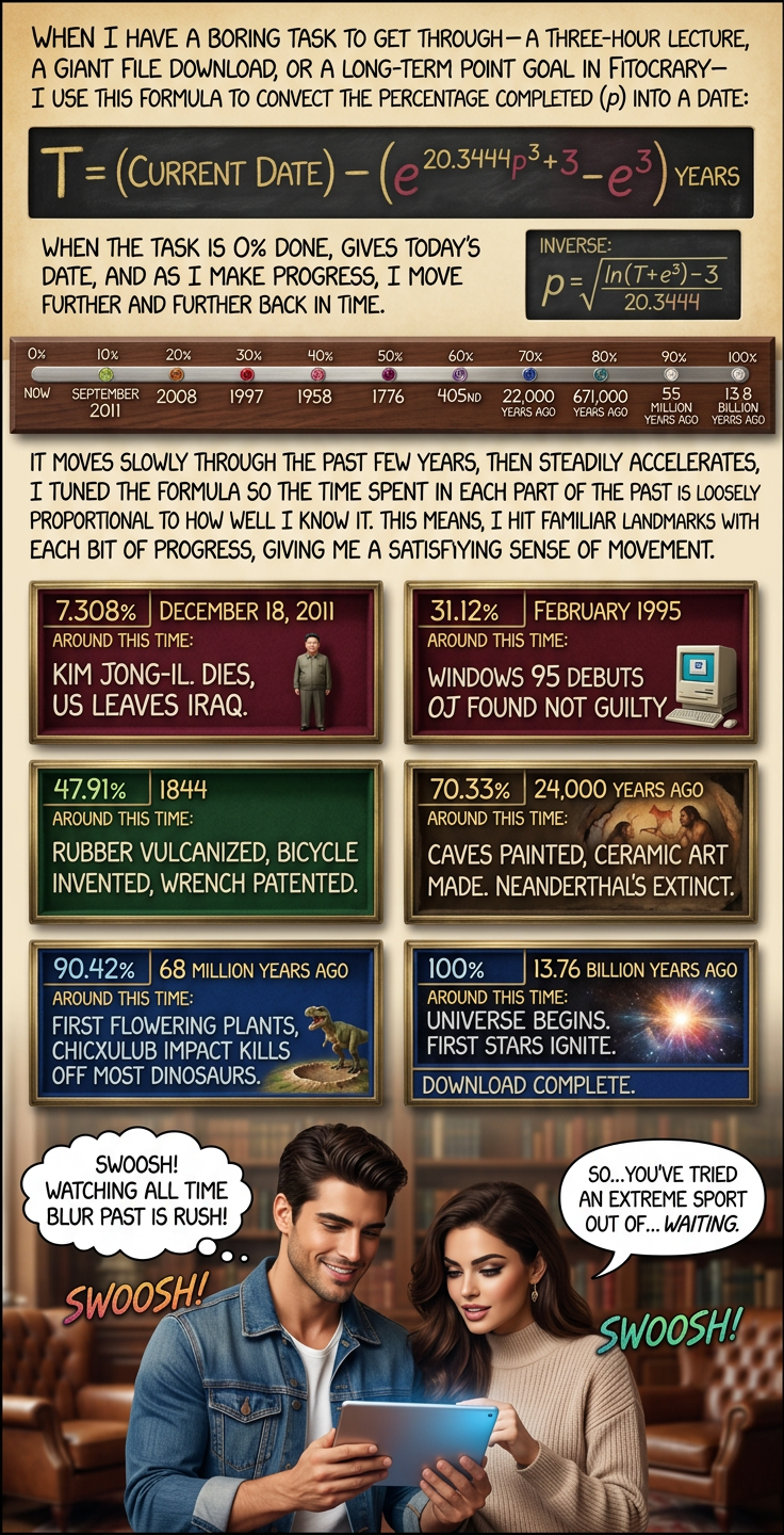 People tell me I have too much time on my hands, but really the problem is that there's too much time, PERIOD.