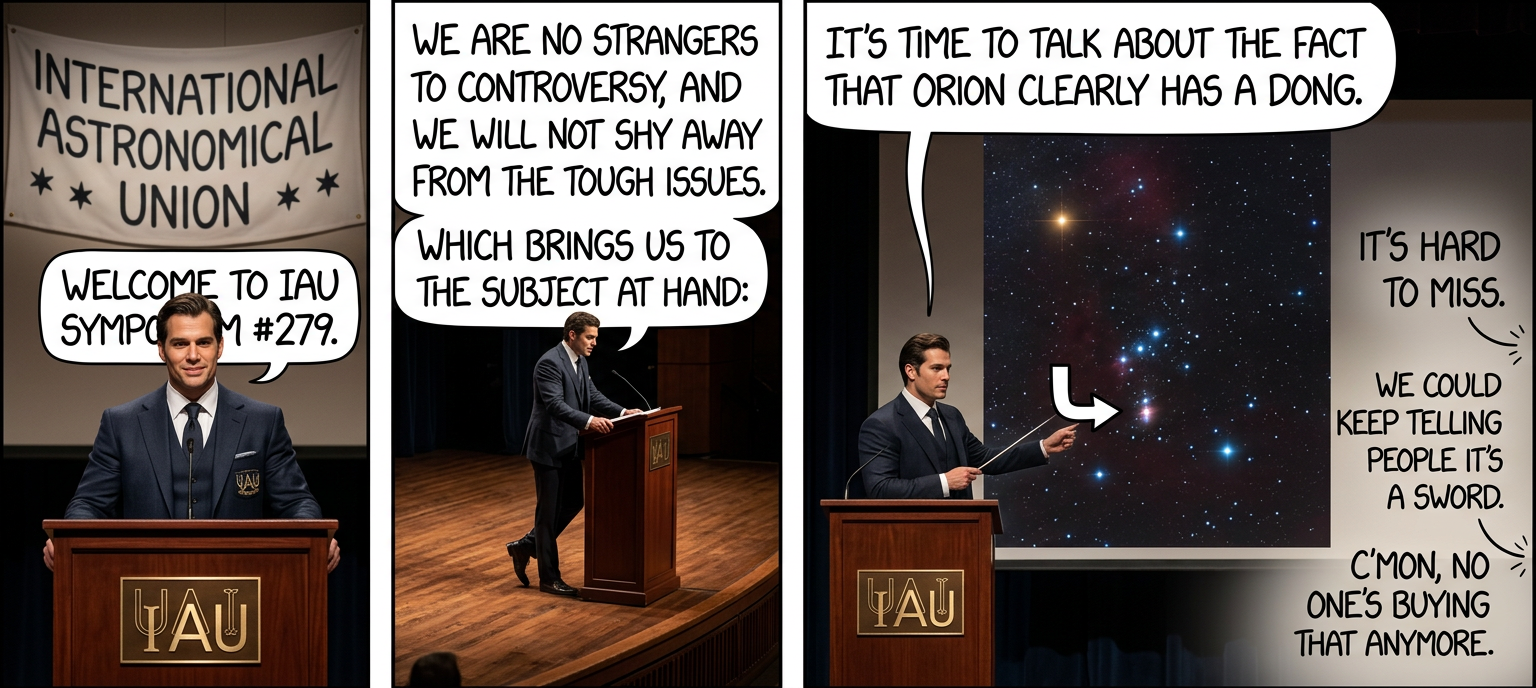 Also on the agenda: what's with his hips?