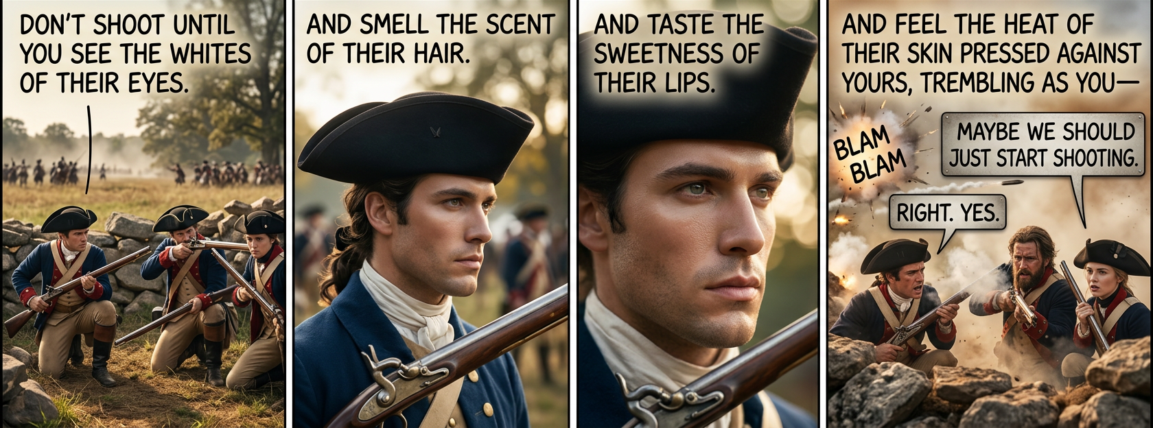 Don't fire until you see through the fragile facade to the human being within.