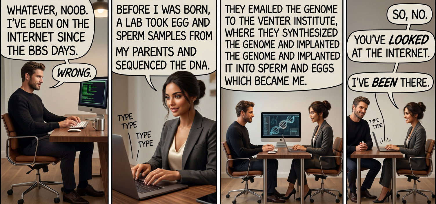 You were on the internet before I was born? Well, so was I.