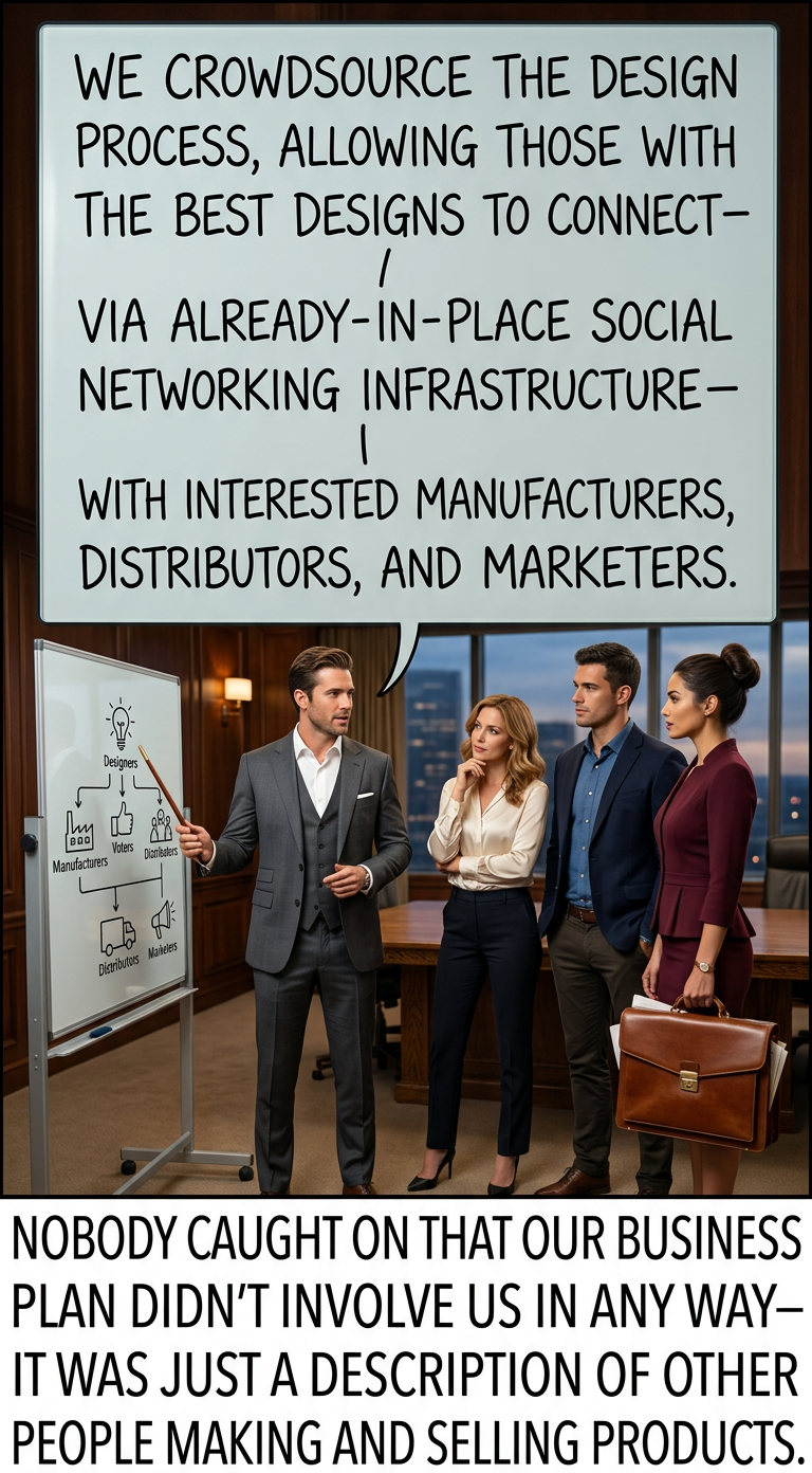 We don't sell products; we sell the marketplace. And by 'sell the marketplace' we mean 'play shooters, sometimes for upwards of 20 hours straight.'