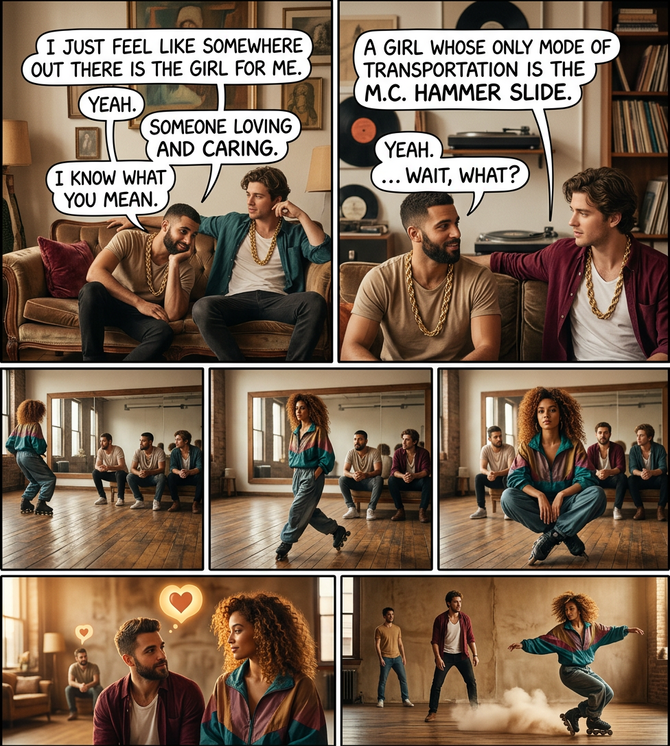 Once, long ago, I saw this girl go by.  I didn't stop and talk to her, and I've regretted it ever since.