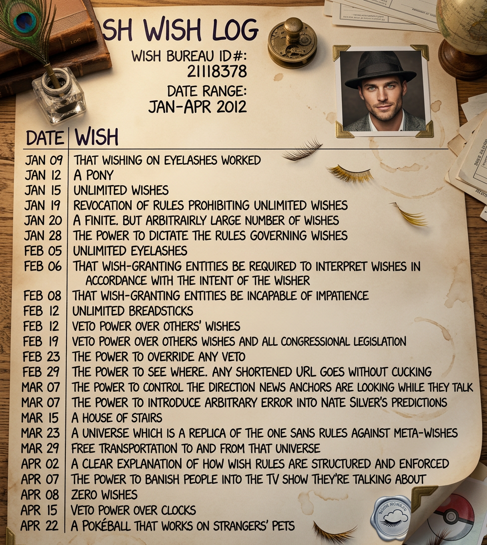 Ooh, another one. Uh ... the ability to alter any coefficients of friction at will during sporting events.