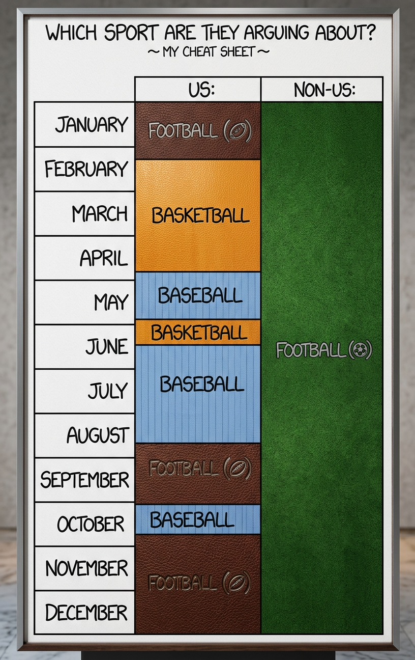 I would subscribe to a Twitter feed that supplied you with one reasonable sports opinion per day, like 'The Red Sox can't make the playoffs (championship games), but in last night's game their win seriously damaged the chances of the Yankees (longstanding rival team).'