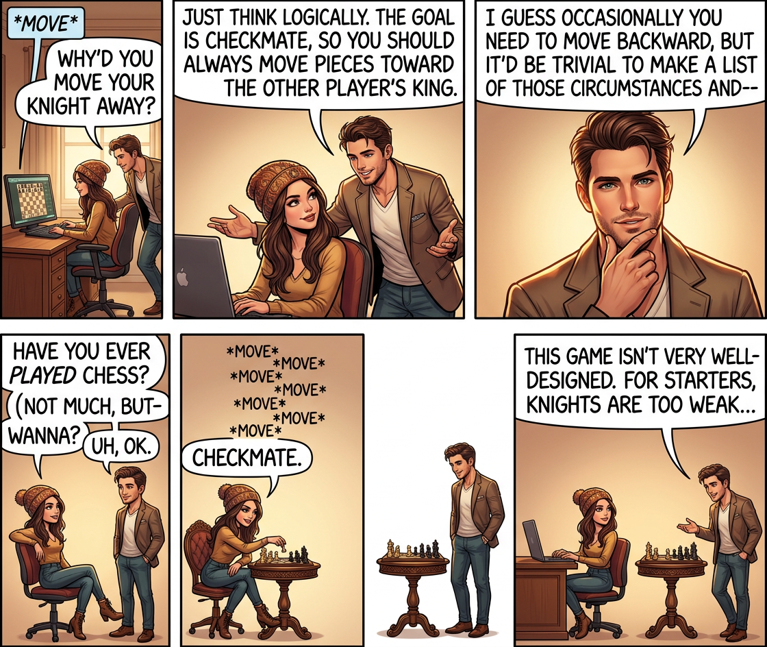 I've developed a more logical set of rules but the people on the chess community have a bunch of stupid emotional biases and won't reply to my posts.