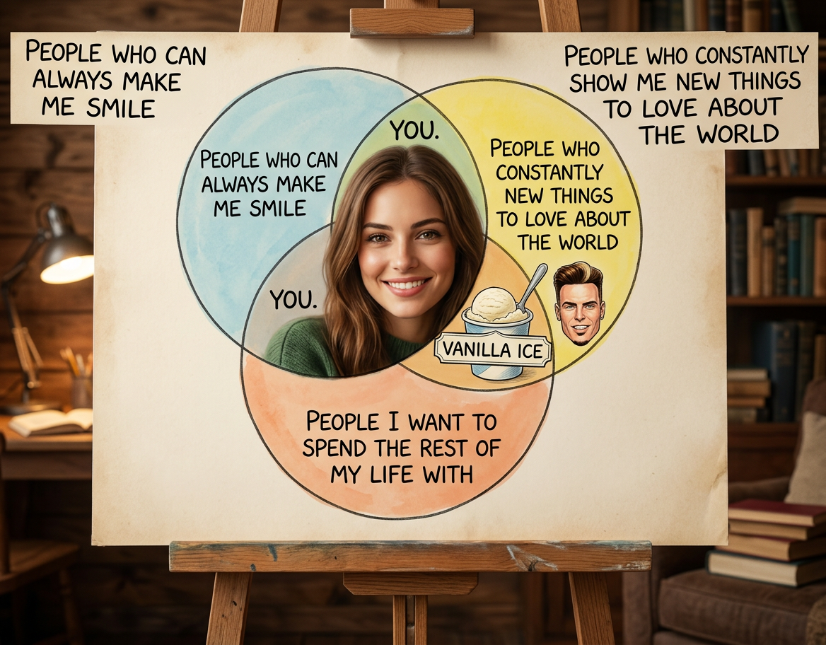 I'm just trying to explain, please don't be jealous!  Man, why are all my relationships ruined by early 90's rappers?