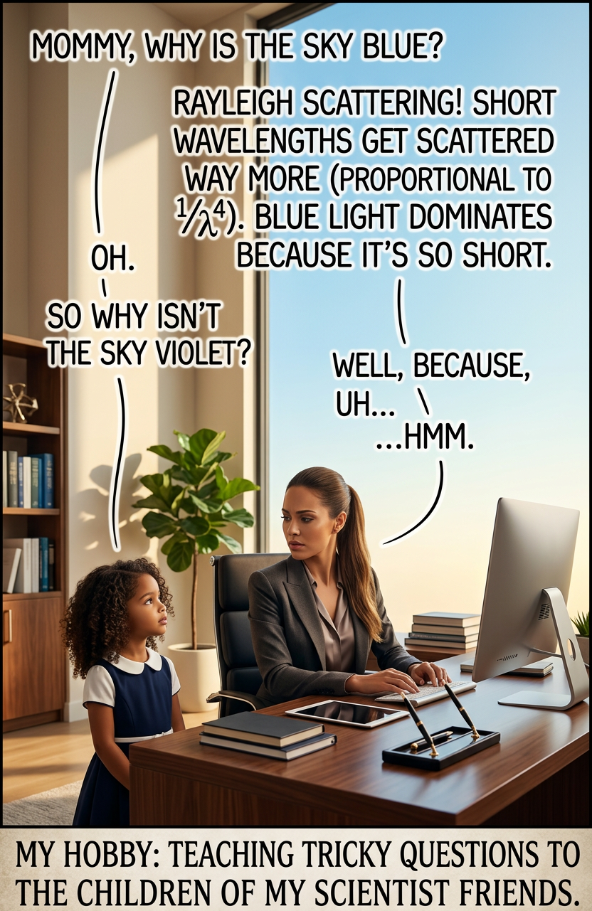 Feynman recounted another good one upperclassmen would use on freshmen physics students: When you look at words in a mirror, how come they're reversed left to right but not top to bottom? What's special about the horizontal axis?