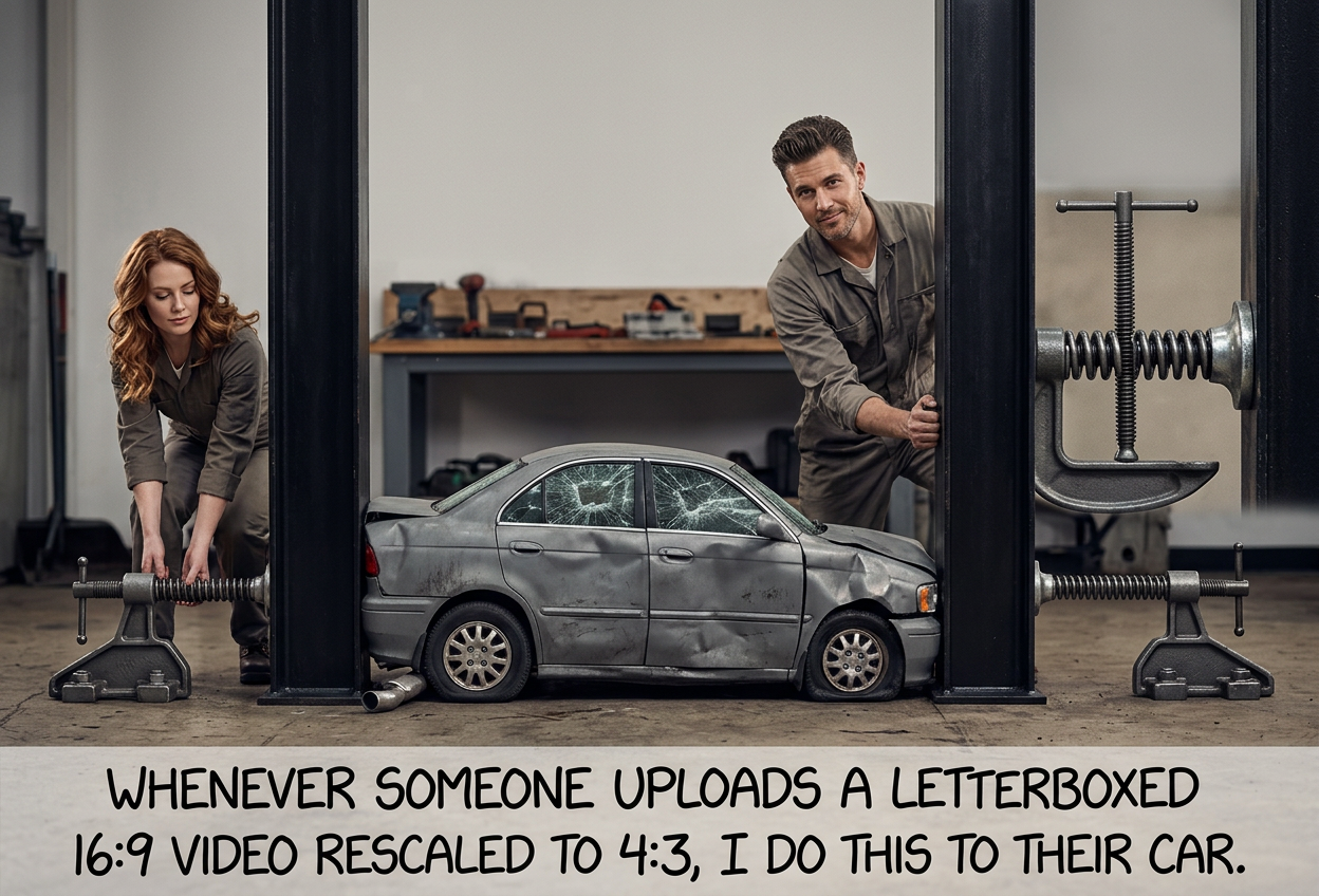 I'm always disappointed when 'Anamorphic Widescreen' doesn't refer to a widescreen Animorphs movie.