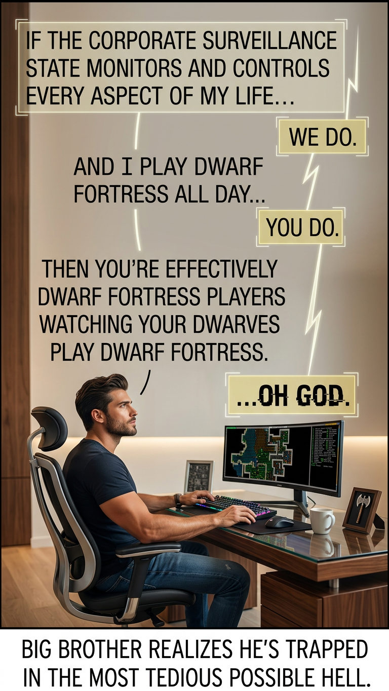 I may be the kind of person who wastes a year implementing a Turing-complete computer in Dwarf Fortress, but that makes you the kind of person who wastes ten more getting that computer to run Minecraft.