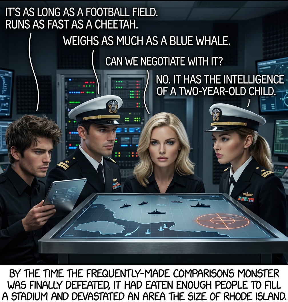 It was finally destroyed with a nuclear weapon carrying the destructive energy of the Hiroshima bomb.