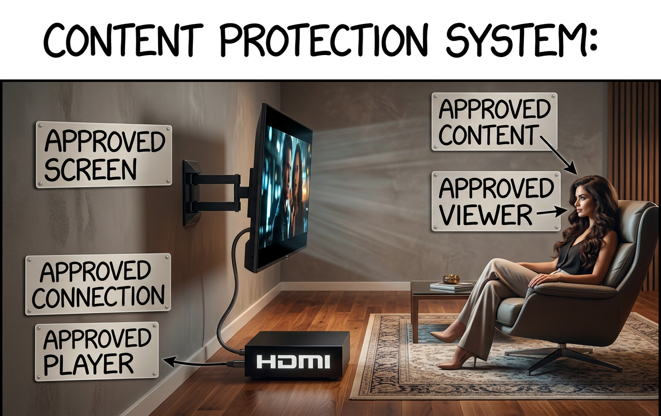 If you think the purveyors of DRM simply want to protect artists, check out chapters 13 and 14 in Free Culture, by Lawrence Lessig.  Their goal is the elimination of all culture they don't control.