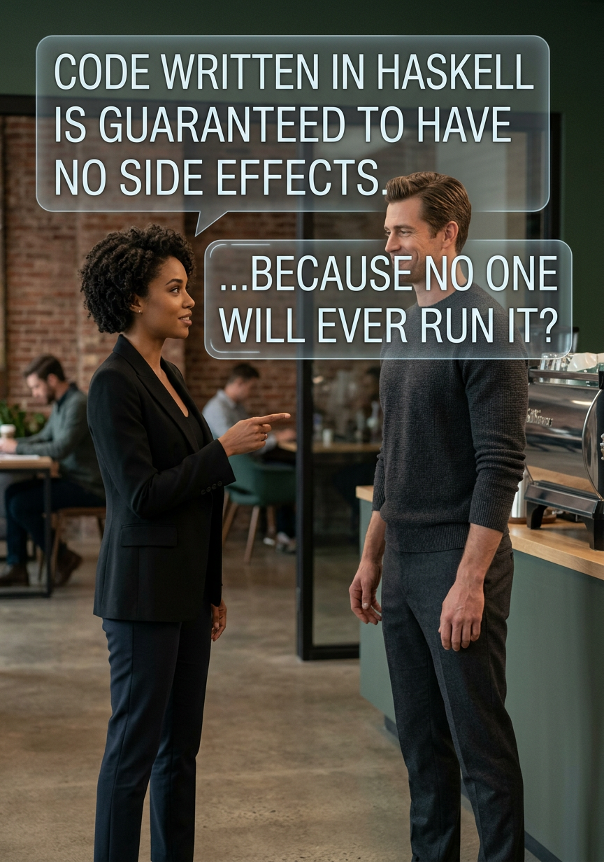 The problem with Haskell is that it's a language built on lazy evaluation and nobody's actually called for it.