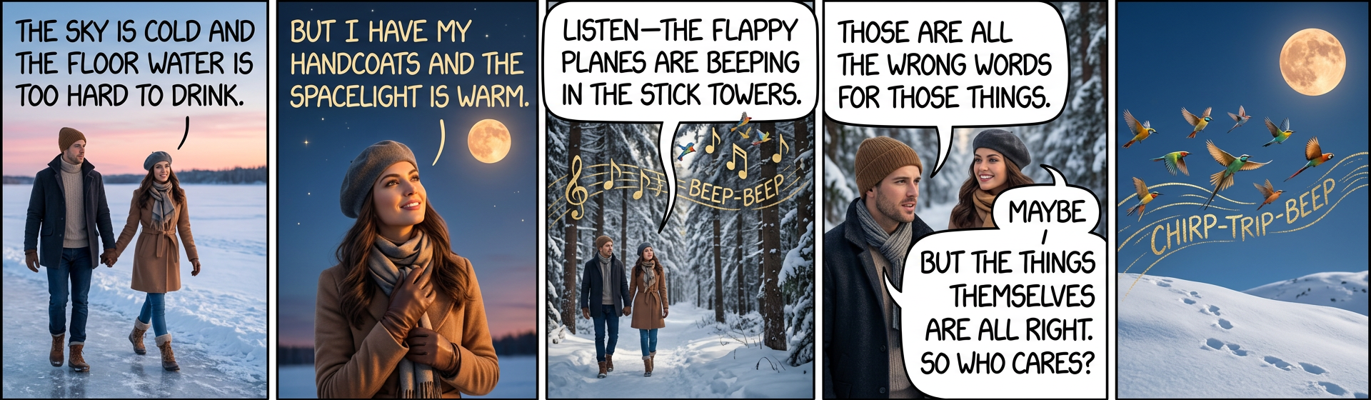 Stay warm, little flappers, and find lots of plant eggs!