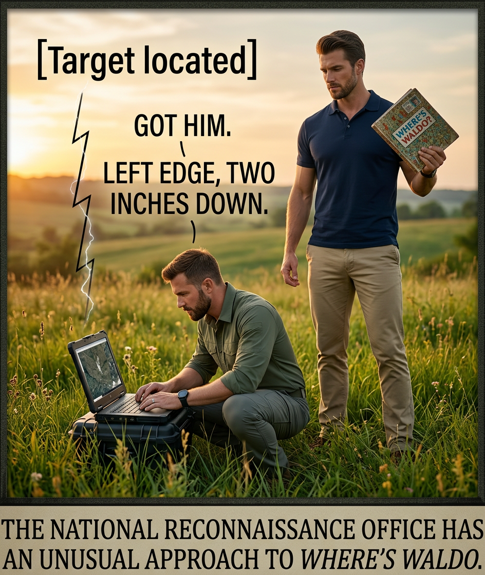 'DISPATCHING DRONE TO TARGET COORDINATES.' 'Wait, crap, wrong button. Oh jeez.'