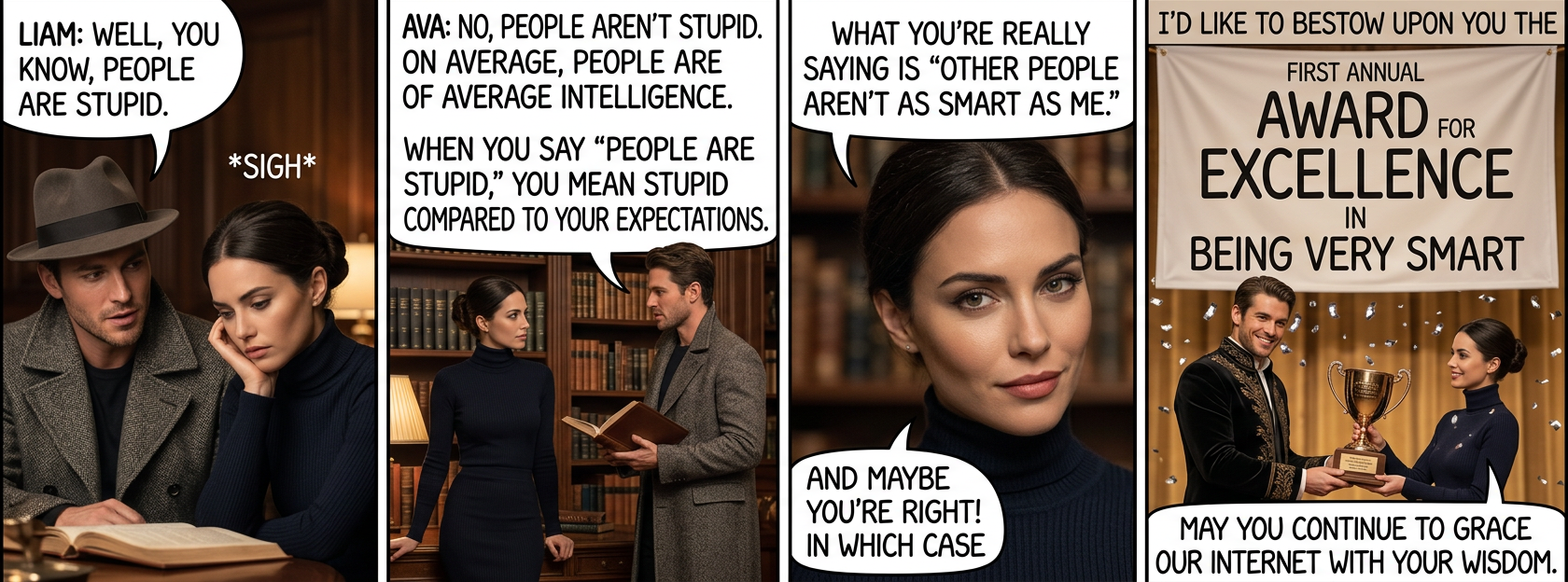 To everyone who responds to everything by saying they've 'lost their faith in humanity': Thanks--I'll let humanity know. I'm sure they'll be crushed.