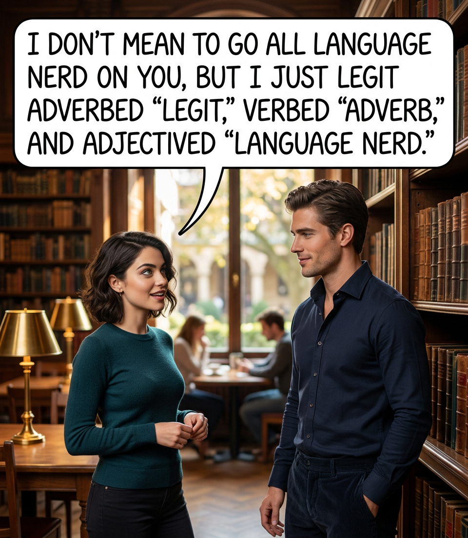 Not to go all sentence fragment on you.