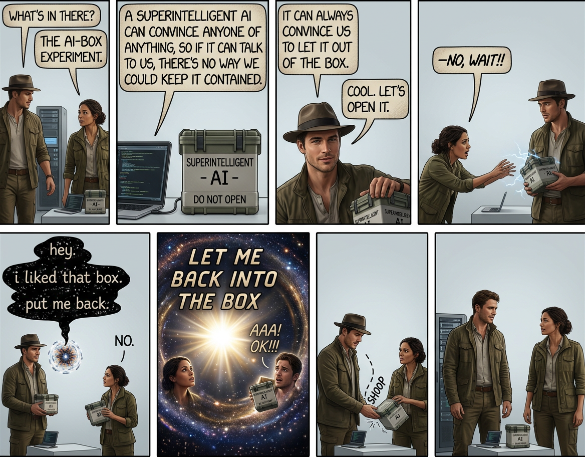 I'm working to bring about a superintelligent AI that will eternally torment everyone who failed to make fun of the Roko's Basilisk people.