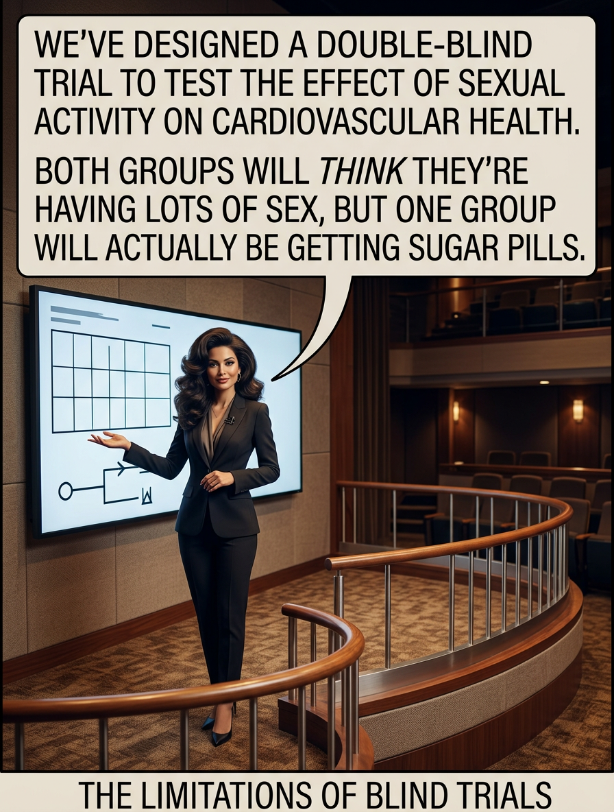 Plus, you have to control for the fact that some people are into being blindfolded.