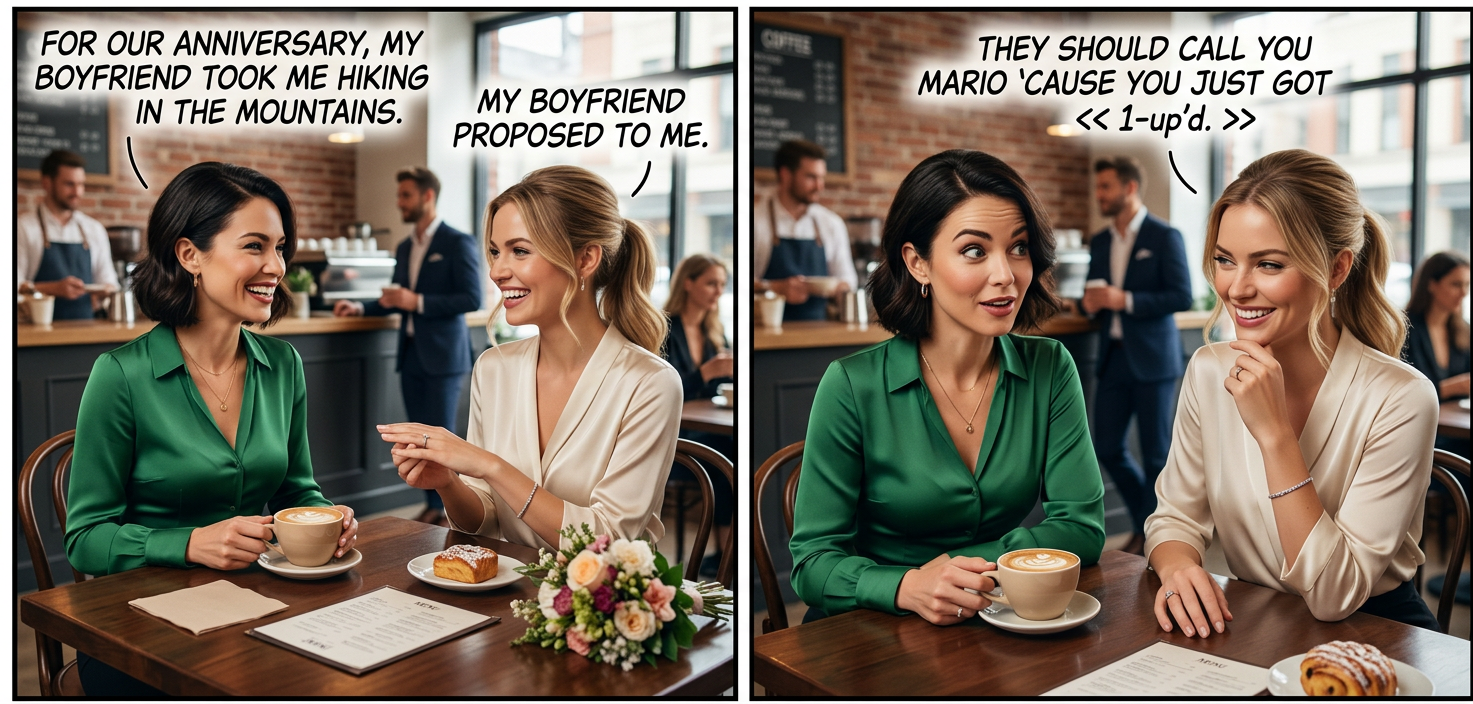 Why would anyone ever, ever say that?  Please, nobody ever say that.