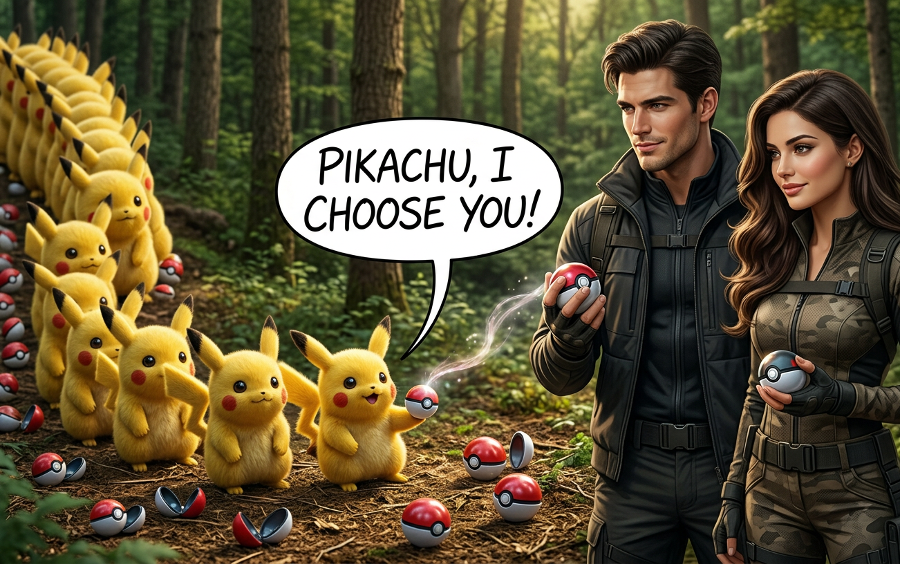 This would be bad enough, but every 30th or 40th pokéball has TWO of them inside.