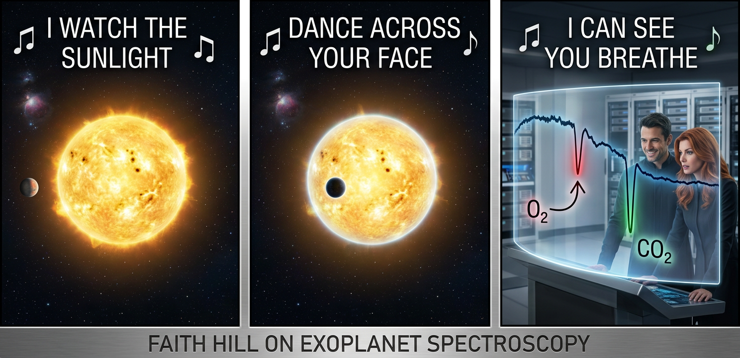 Although right now I'm more excited about ESPRESSO's radial velocity measurements, so I'm listening to This Kiss, her song about measuring "centrifugal motion" on "a rooftop under the sky".