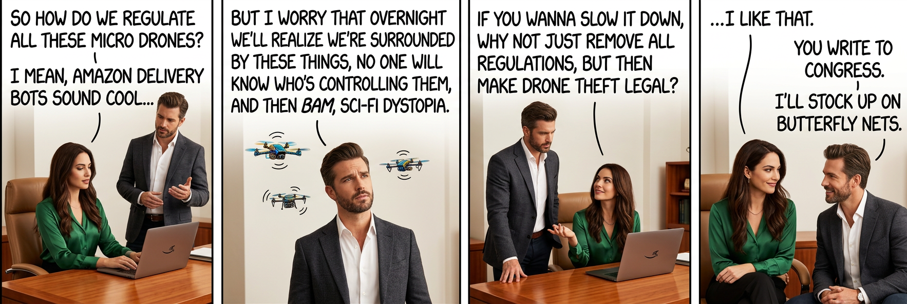 Oh, weird, Amazon is out of butterfly nets.