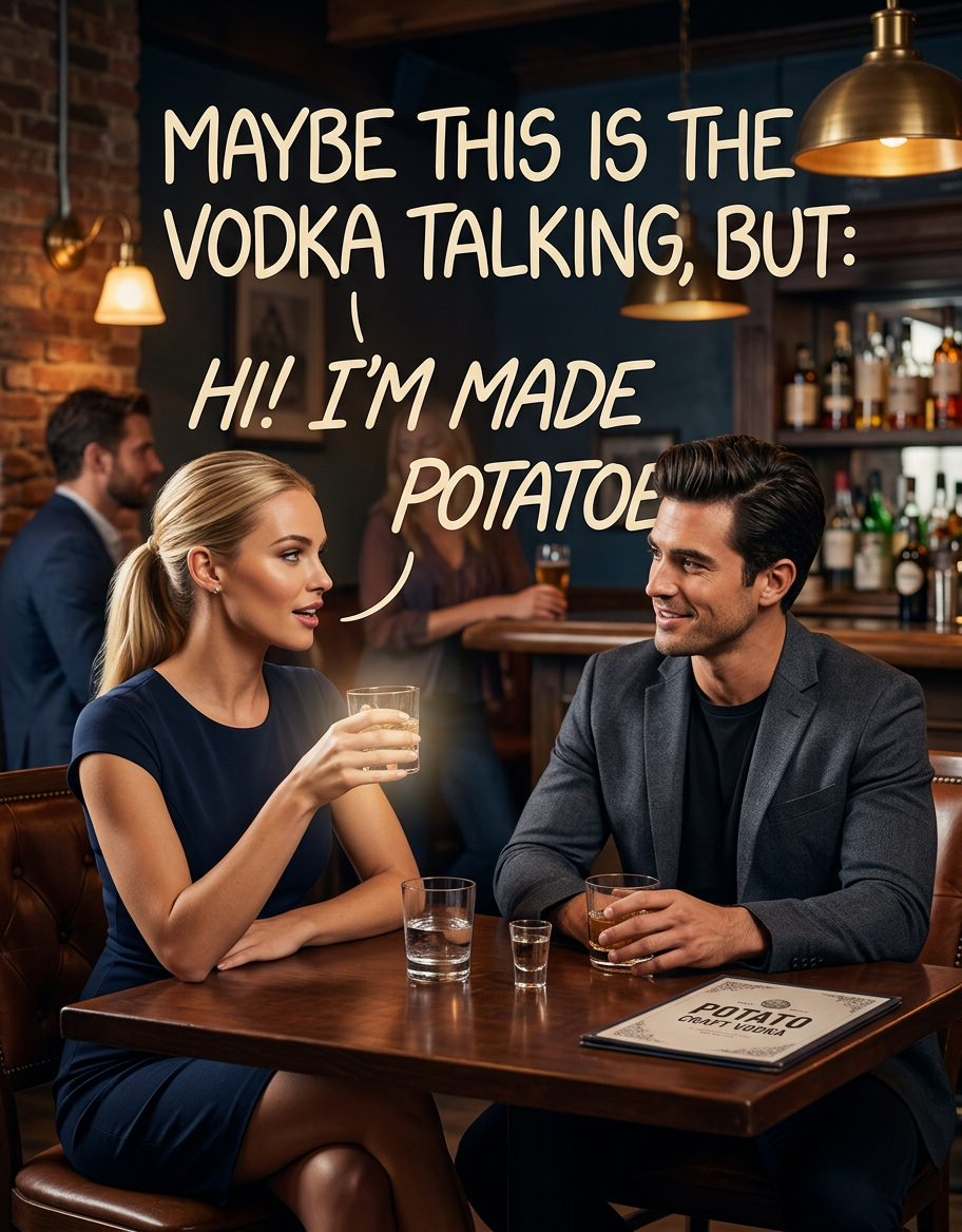 Or whatever's handy! I'm pretty much pure alcohol and water, so it doesn't really matter!