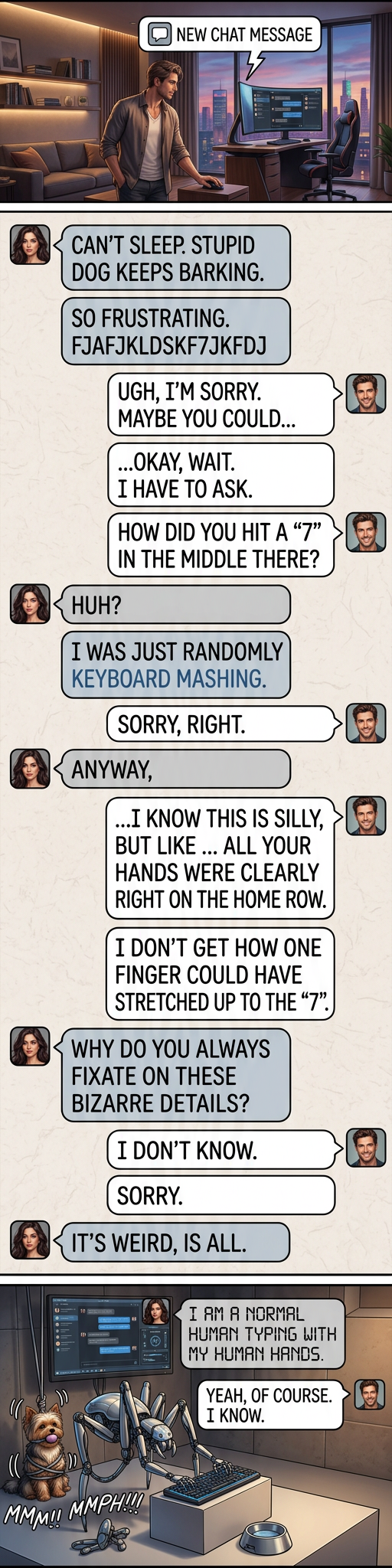 WHY DON'T YOU COME HANG OUT INSIDE MY HOUSE. WE CAN COOK BREAD AND CHAT ABOUT OUR INTERNAL SKELETONS.