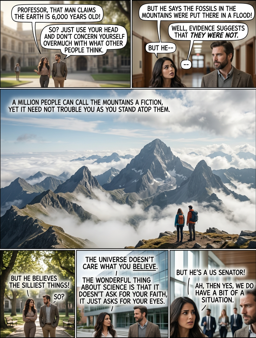 Scientists are also sexy, let's not forget that.