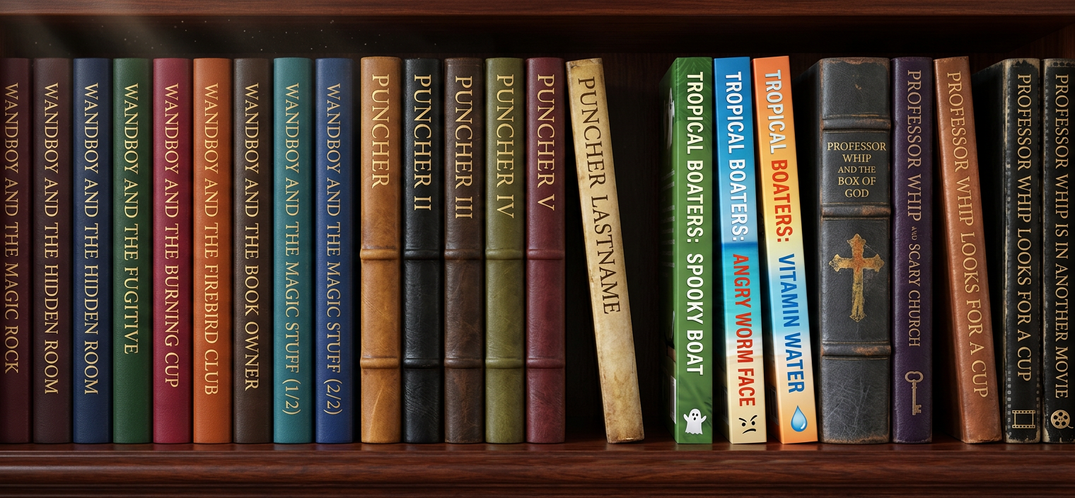 There's also the TV show based on the hit Hot and Cold Music books: Fun With Chairs, Royal Rumble, Knife Blizzard, Breakfast for Birds, and Samba Serpents.