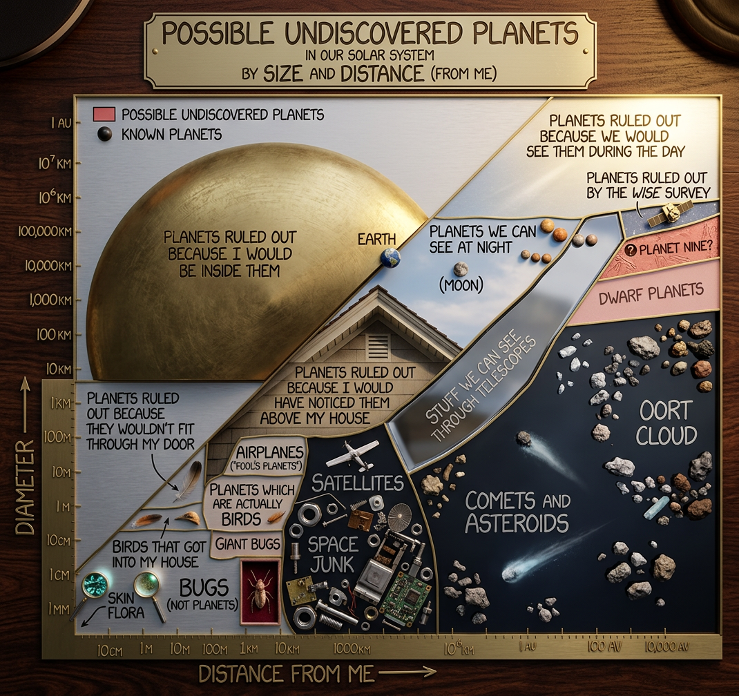 Superman lies near the bird/plane boundary over a range of distances, which explains the confusion.