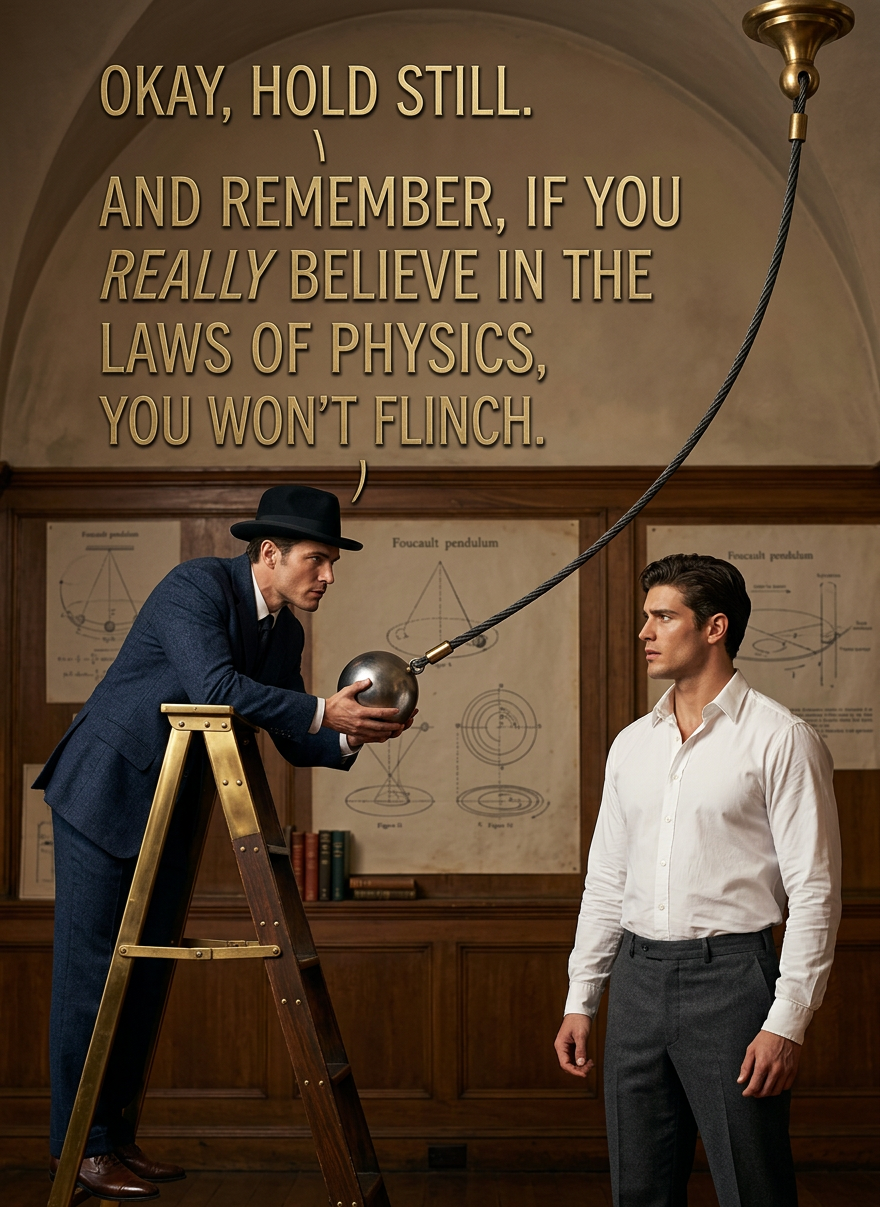 The laws of physics are fun to try to understand, but as an organism with incredibly delicate eyes who evolved in a world full of sharp objects, I have an awful lot of trust in biology's calibration of my flinch reflex.