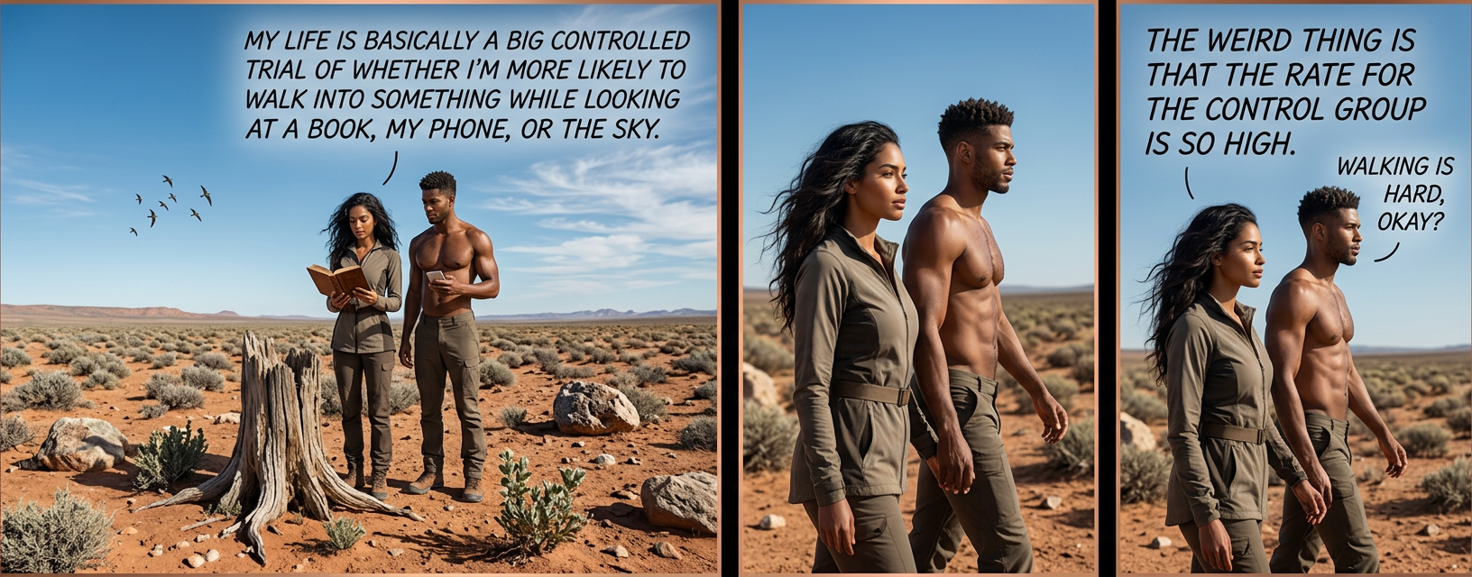 A childhood spent walking while reading books has prepared me unexpectedly well for today's world.