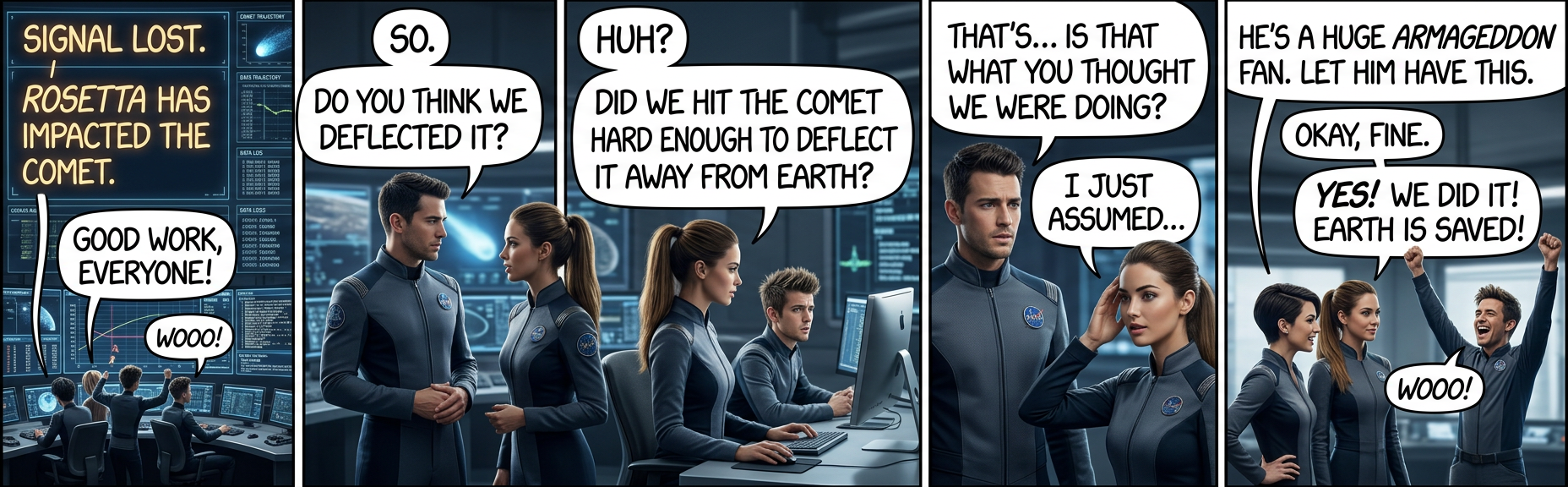 I WONDERED why he kept asking whether we thought the impact speed was too low.