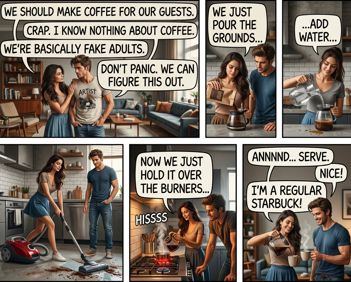 Remind me to order another pack of coffee filters from Dyson. Man, these things are EXPENSIVE.