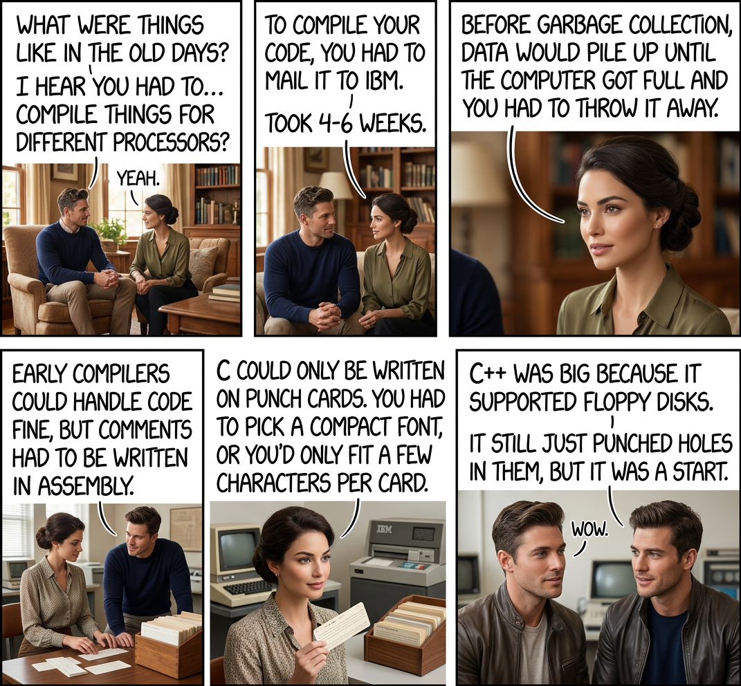 Lot of drama in those days, including constant efforts to force the "Reflections on Trusting Trust" guy into retirement so we could stop being so paranoid about compilers.