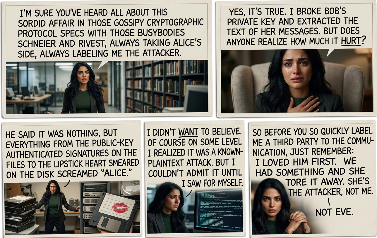 Yet one more reason I'm barred from speaking at crypto conferences.