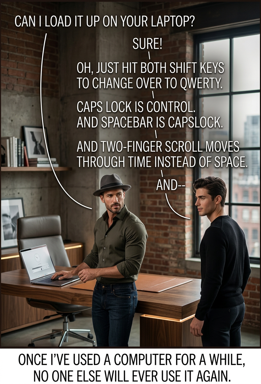 If used with software that could keep up, a scroll wheel mapped to send a stream of 'undo' and 'redo' events could be kind of cool.