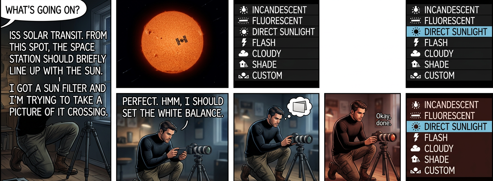 I guess it's also the right setting for pictures of the Moon at night.