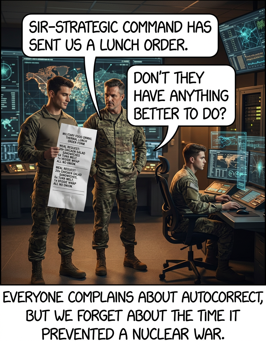 GO FOR LUNCH, REPEAT, GO FOR LUNCH.