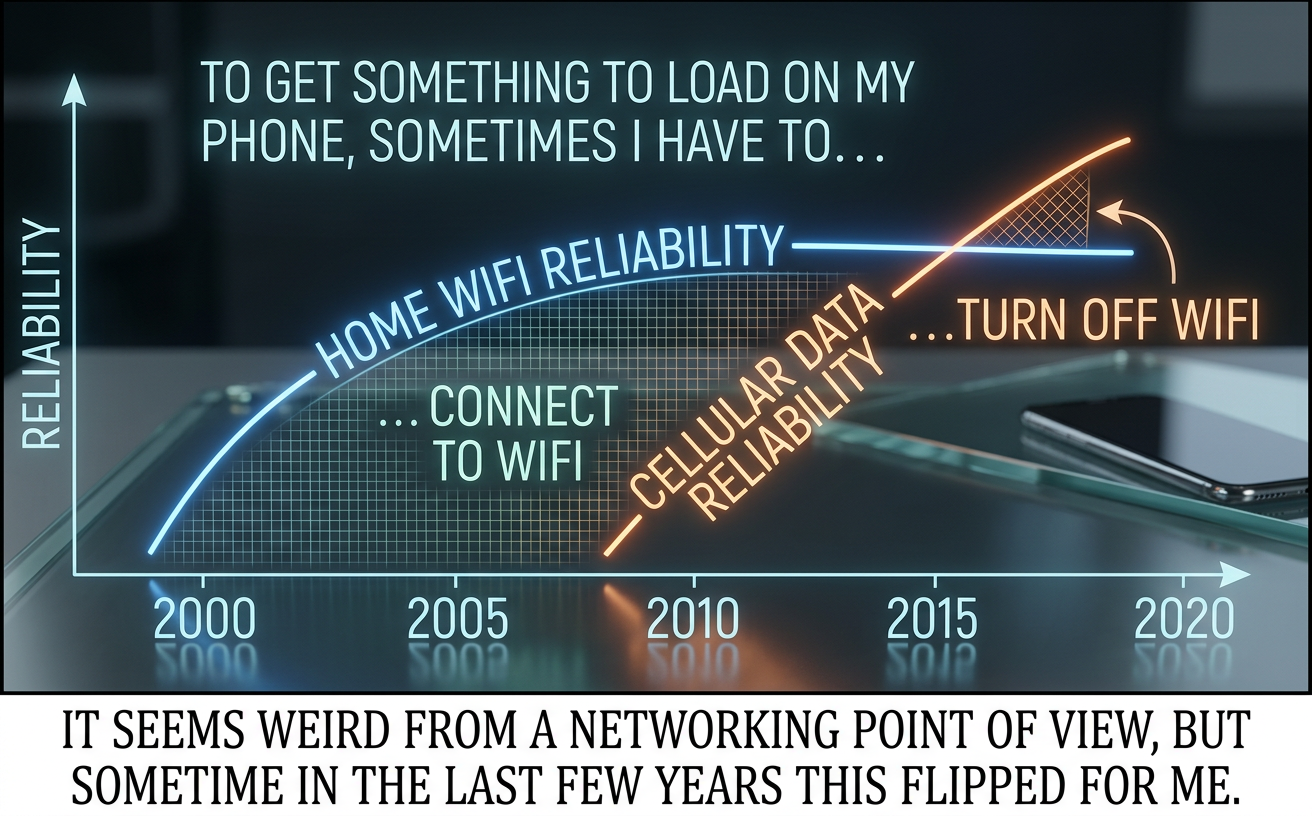 According to the cable company reps who keep calling me, it's because I haven't upgraded to the XTREME GIGABAND PANAMAX FLAVOR-BLASTED PRO PACKAGE WITH HBO, which is only $5 more per month for the first 6 months and five billion dollars per month after that.