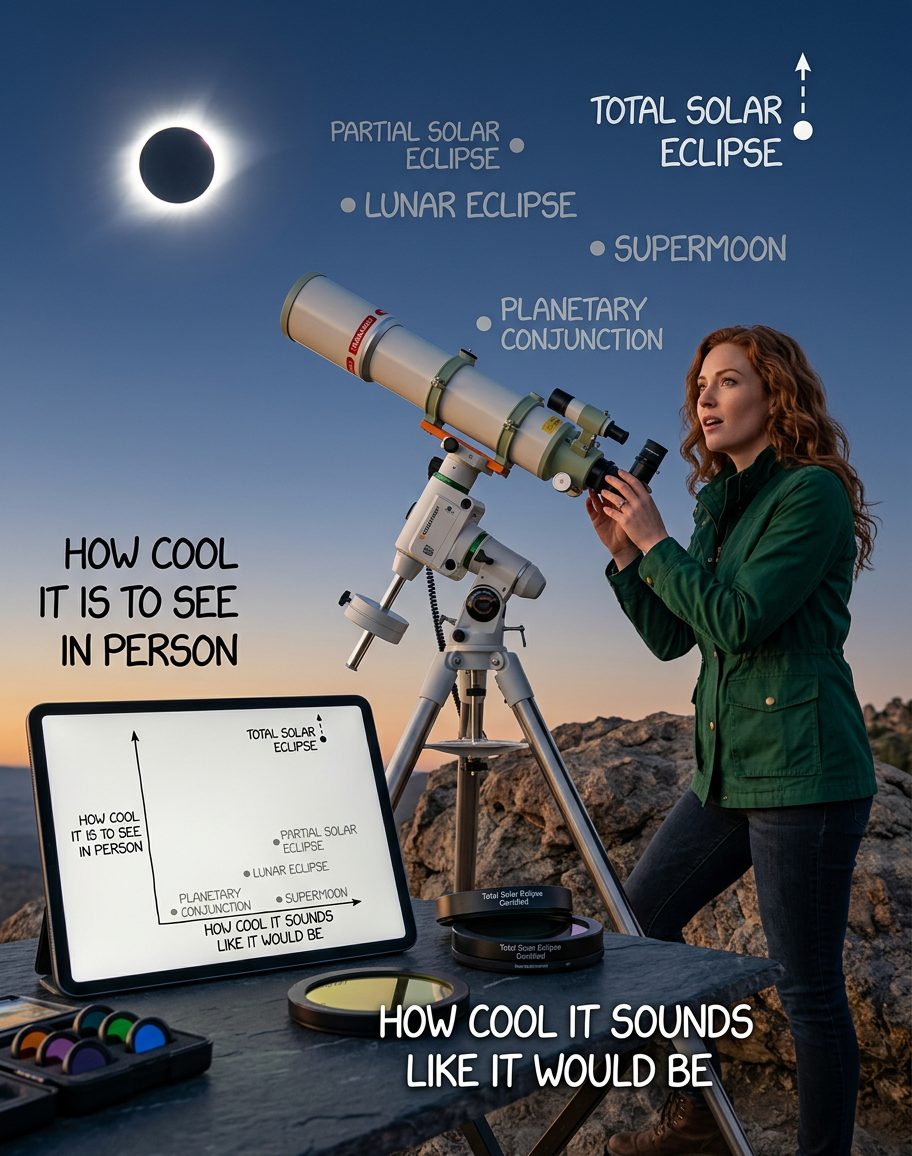 I watched from a beautiful nature reserve in central Missouri, and it was--without exaggeration--the coolest thing I've ever seen.