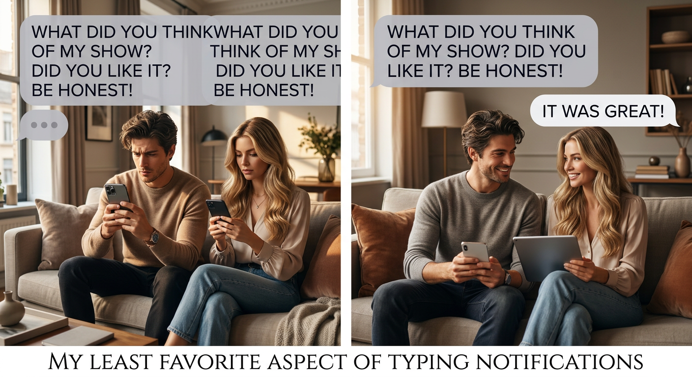 Over the years I've decided I'd rather have them on than not, but I'm glad there aren't "has opened a blank note to compose a reply to you" notifications.