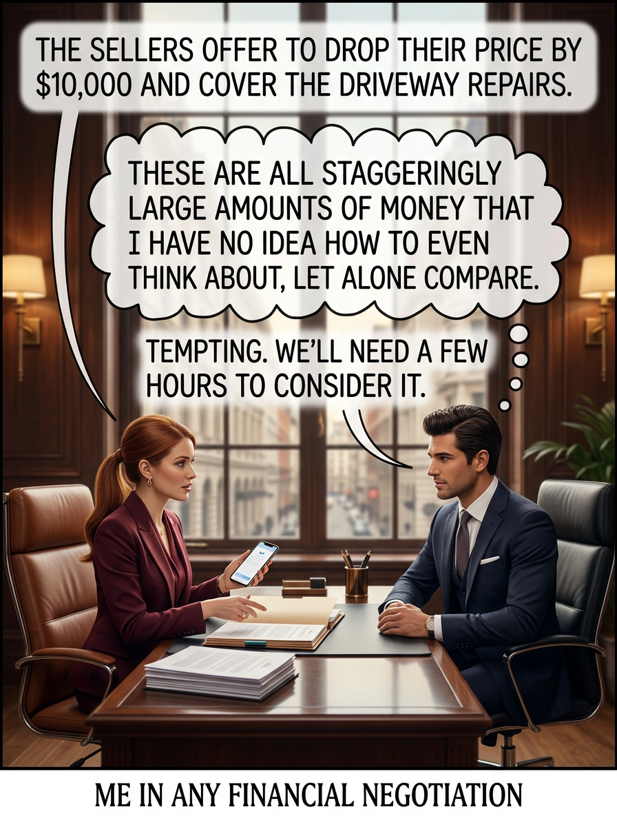 I tried converting the prices into pizzas, to put it in more familiar terms, and it just became a hard-to-think-about number of pizzas.