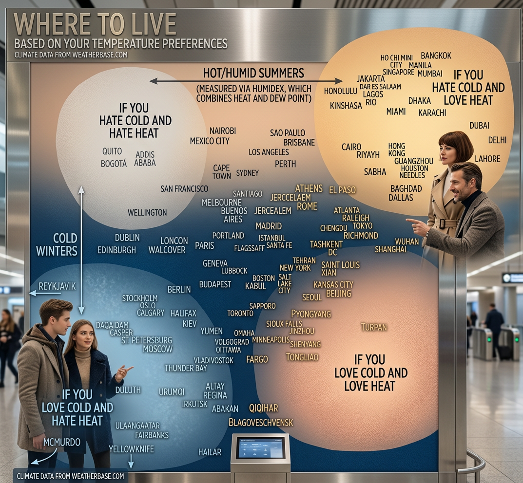 There's a supposed Mark Twain quote, "The coldest winter I ever spent was a summer in San Francisco." It isn't really by Mark Twain, but I don't know who said it—I just know they've never been to McMurdo Station.