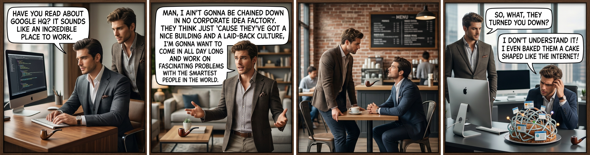 I hear once you've worked there for 256 days they teach you the secret of levitation.