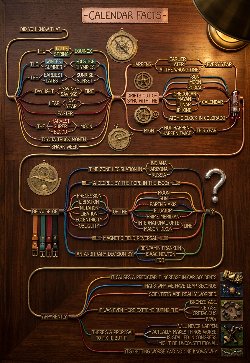 While it may seem like trivia, it (causes huge headaches for software developers / is taken advantage of by high-speed traders / triggered the 2003 Northeast Blackout / has to be corrected for by GPS satellites / is now recognized as a major cause of World War I).