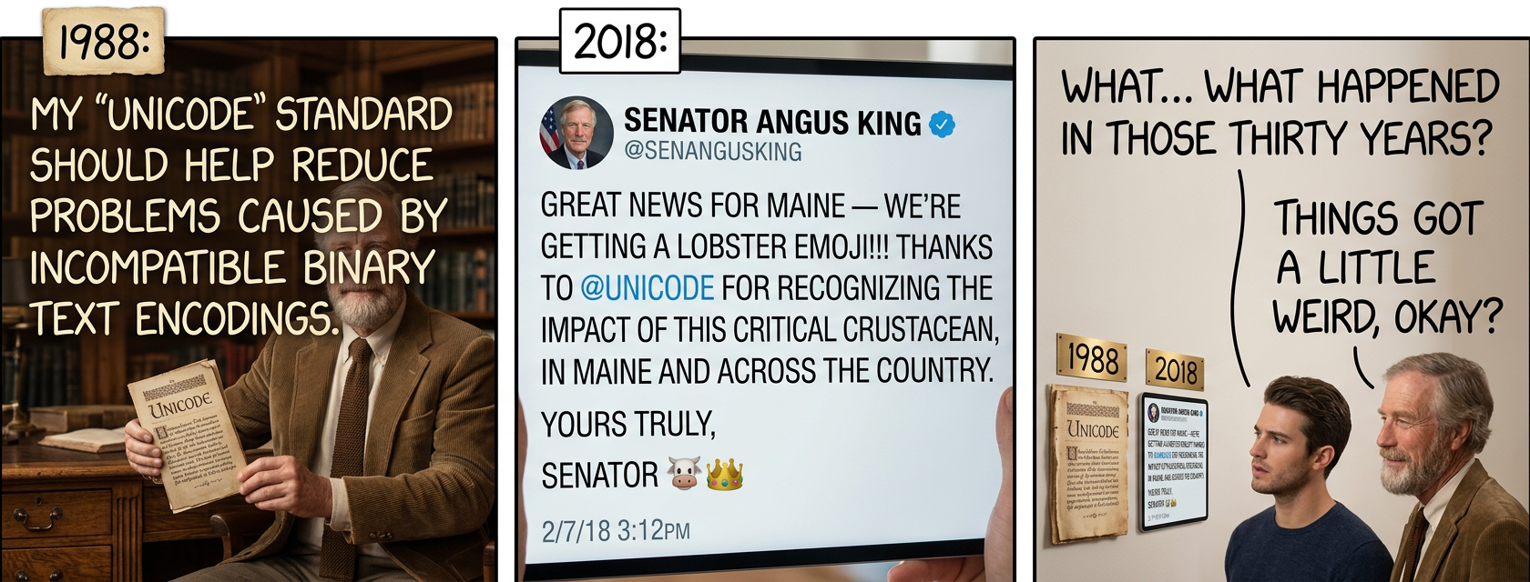 2048: "Great news for Maine—we're once again an independent state!!! Thanks, @unicode, for ruling in our favor and sending troops to end New Hampshire's annexation. 🙏🚁🎖️"