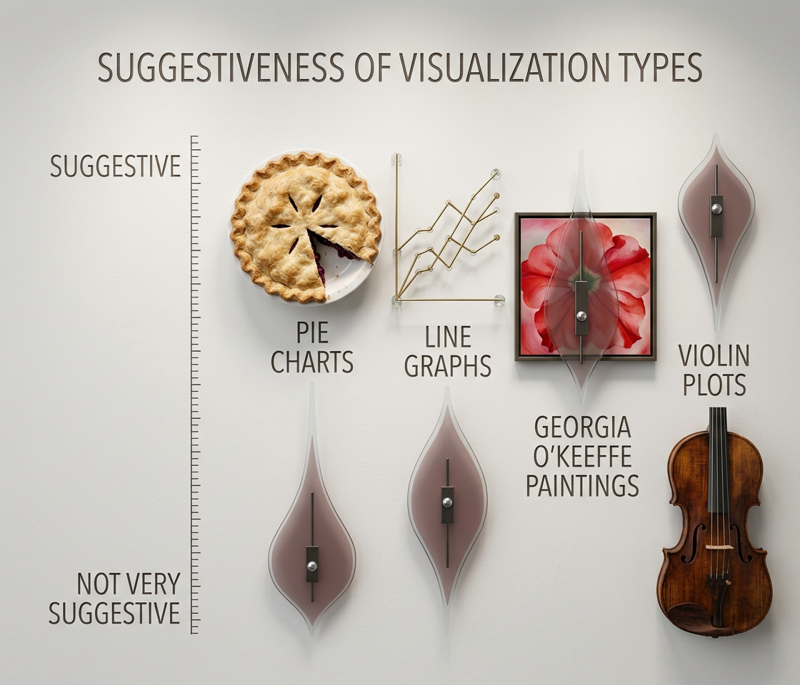 Strictly speaking, 'violin' refers to the internal structure of the data. The external portion visible in the plot is called the 'viola.'